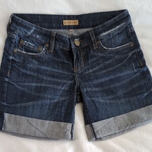 See Thru Soul Women's Blue Denim Shorts